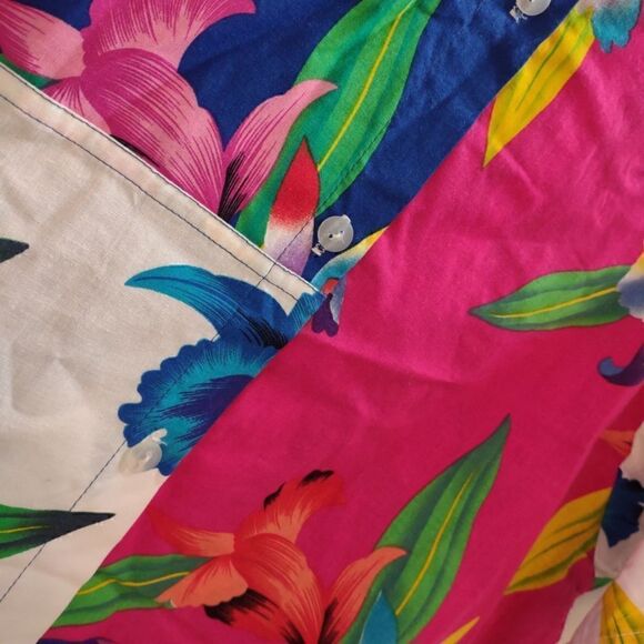 👍 Vintage OP Hawaiian Shirt Size Small. W3 - Picture 3 of 5